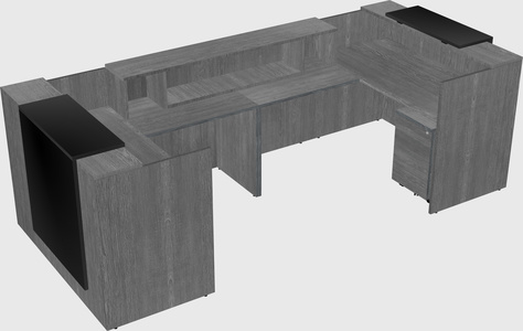 Reception desk u-shape