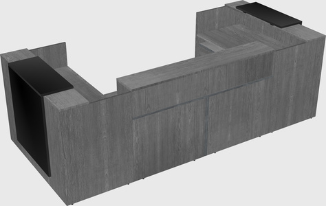 Reception desk u-shape