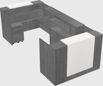 Reception desk u-shape