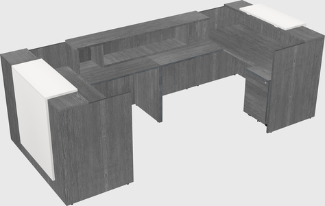 Reception desk u-shape