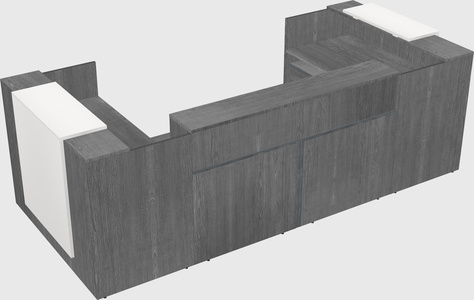 Reception desk u-shape