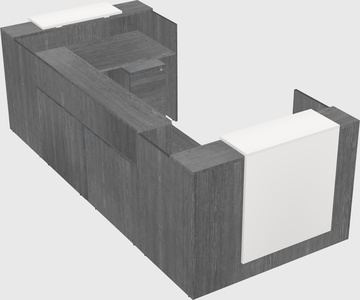 Reception desk u-shape