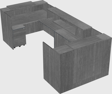 Reception desk u-shape