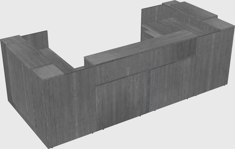 Reception desk u-shape