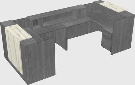 Reception desk u-shape