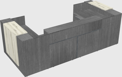 Reception desk u-shape