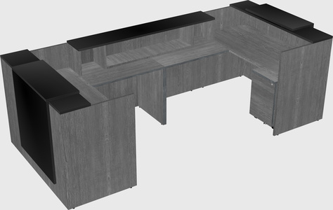 Reception desk u-shape