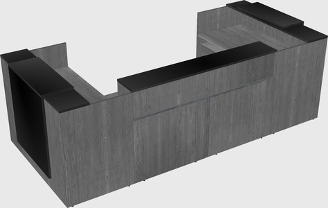 Reception desk u-shape