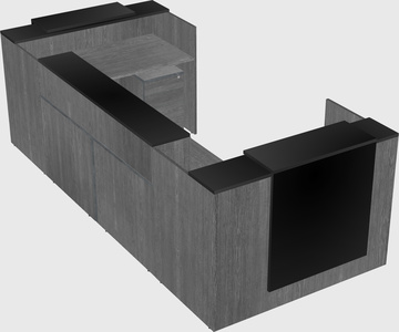 Reception desk u-shape