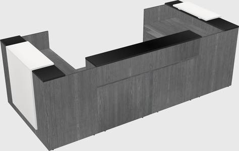 Reception desk u-shape