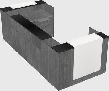 Reception desk u-shape