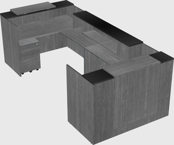Reception desk u-shape