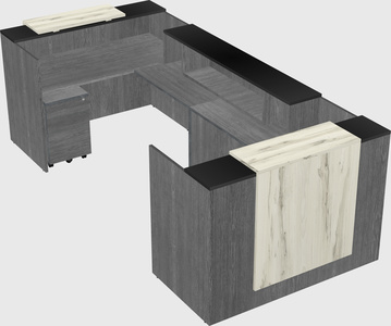 Reception desk u-shape