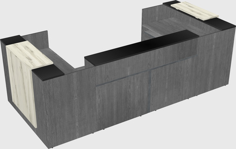 Reception desk u-shape