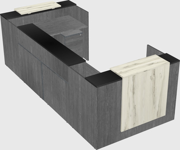 Reception desk u-shape
