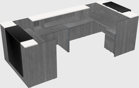 Reception desk u-shape
