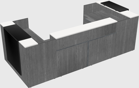 Reception desk u-shape
