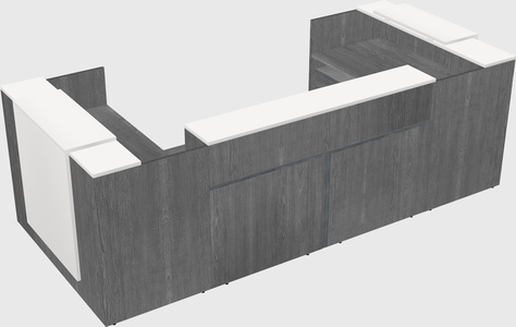 Reception desk u-shape