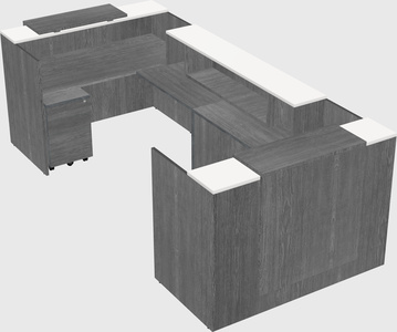 Reception desk u-shape