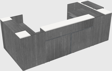 Reception desk u-shape