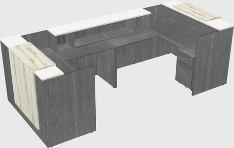 Reception desk u-shape
