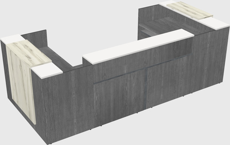 Reception desk u-shape