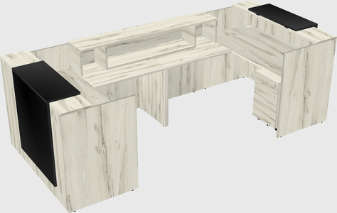 Reception desk u-shape