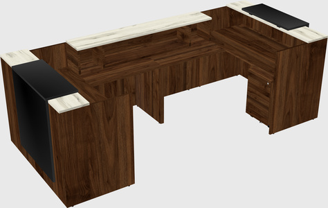Reception desk u-shape