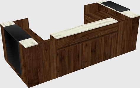 Reception desk u-shape