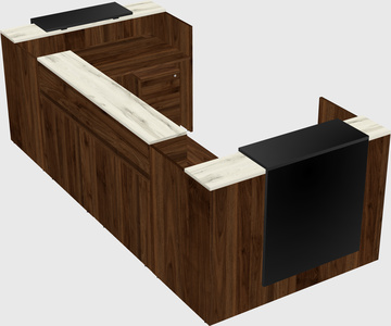 Reception desk u-shape