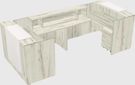Reception desk u-shape