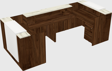 Reception desk u-shape