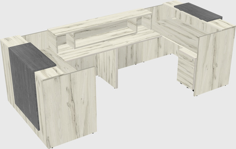 Reception desk u-shape
