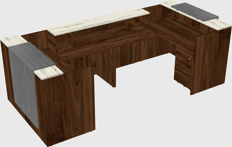 Reception desk u-shape