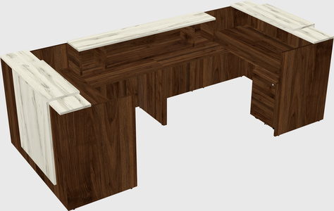 Reception desk u-shape