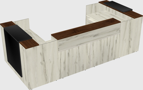 Reception desk u-shape