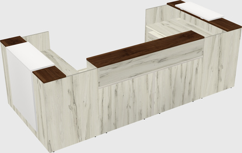 Reception desk u-shape
