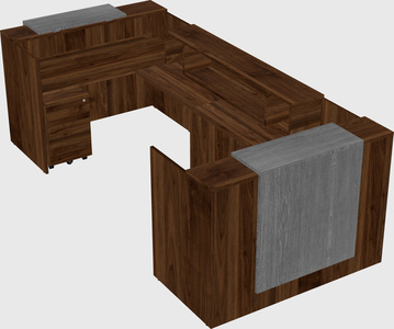 Reception desk u-shape