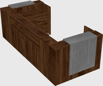 Reception desk u-shape