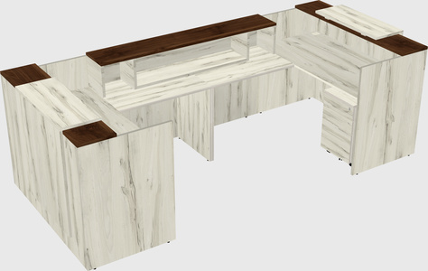 Reception desk u-shape