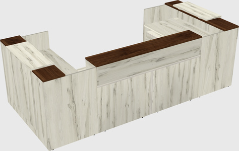 Reception desk u-shape