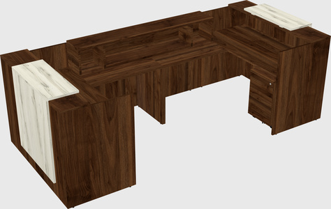 Reception desk u-shape