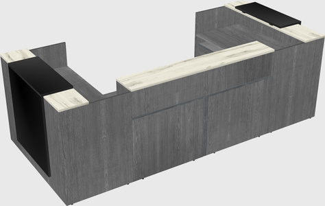 Reception desk u-shape