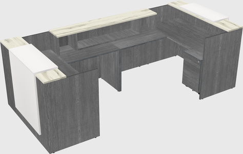 Reception desk u-shape