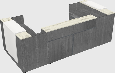 Reception desk u-shape