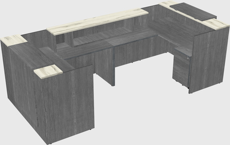 Reception desk u-shape
