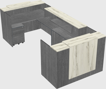 Reception desk u-shape