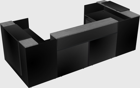 Reception desk u-shape