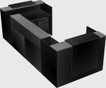 Reception desk u-shape