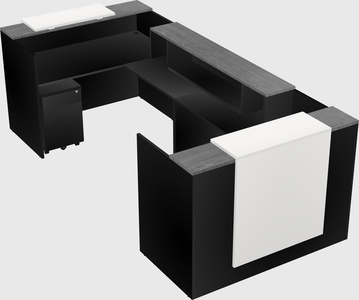 Reception desk u-shape
